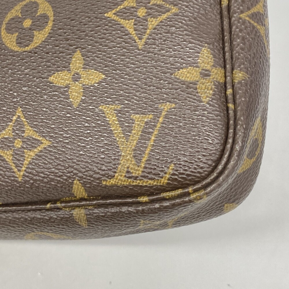 LOUIS VUITTON Brown Monogram Pochette Pouch - Picture 8 of 9